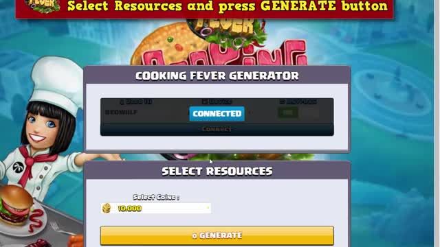 cooking fever hack pc
